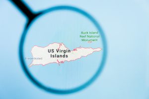 Virgin Islands on the map
