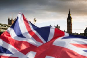 British,Union,Jack,Flag,And,Big,Ben,Clock,Tower