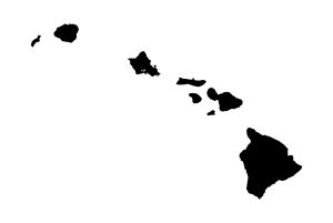 Black,Map,Of,Hawaii