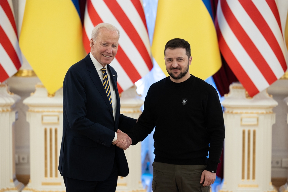 Kyiv,,Ukraine,U.s.,President,Joe,Biden,and,Zelensky