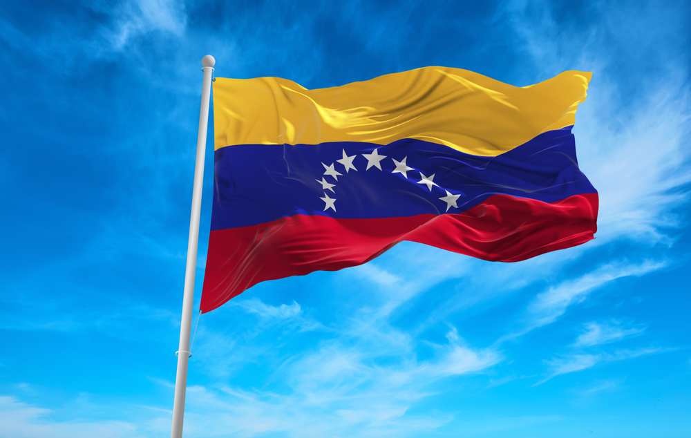 Large,Venezuela,Flag,Waving,In,The,Wind