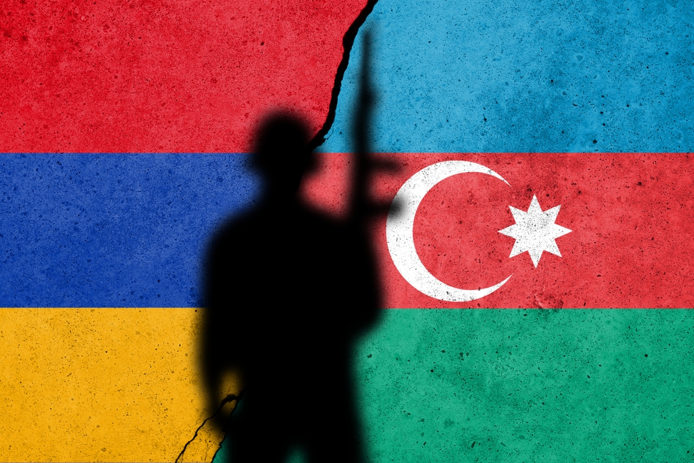 Armenia,And,Azerbaijan,Conflict,In,Nagorno,Karabakh.,Azerbaijan,And,Armenian
